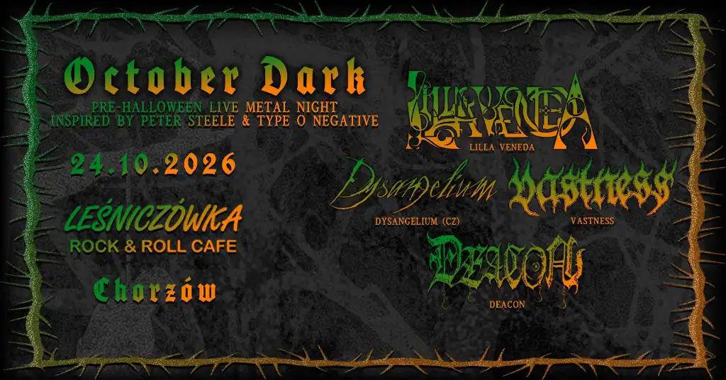 October Dark Pre-Halloween Live Metal Night Chorżów2026