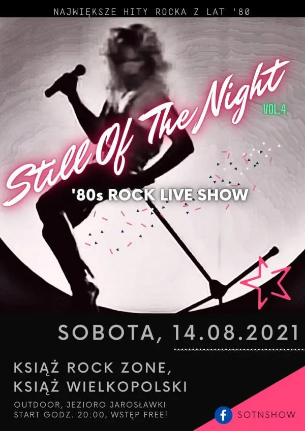 Książ Rock Zone - Still Of the Night - plakat.webp