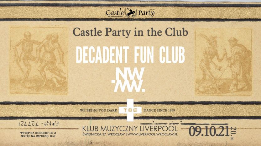 Castle Party in the Club: szczegóły pierwszego koncertu we Wrocławiu