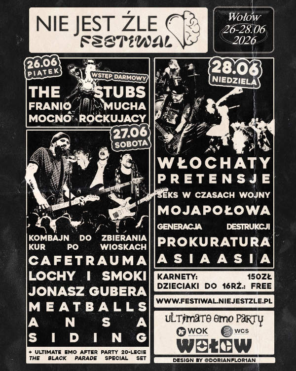 Nie Jest Żle Festiwal plakat