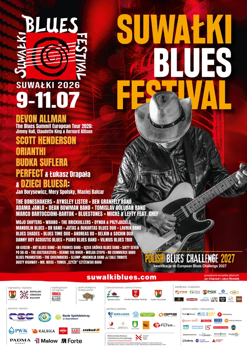 Suwałki Blues Festival 2026 plakat