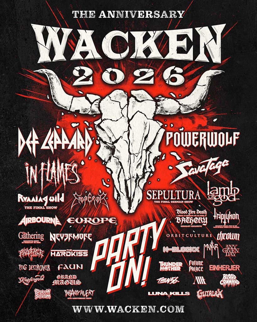 Wacken 2026 plakat